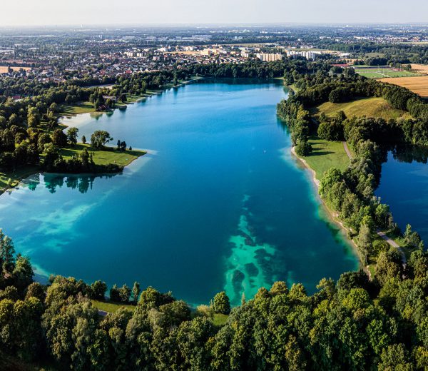 Luftaufnahme Karlsfelder See